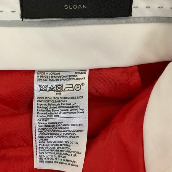 NWT Banana Republic Factory Red Sloan Fit Pants Size 2 - Picture 8 of 8